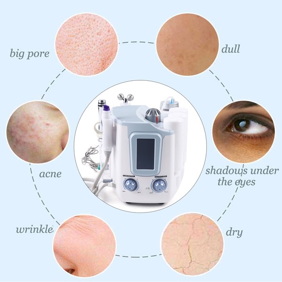 Other 3in1 Microcurrent Galvanic Face Hydro Peel Lift Dermabrasion